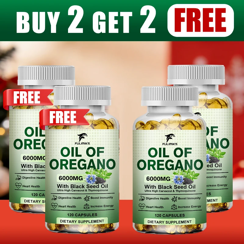 Buy 2 Get 2 Free! Oil of Oregano Supplement, Immune Support, Digestive Health, Light Beige, Improve Overall Wellness & Vitality
Buy 2 Get 2 Free! Oil of Oregano Supplement, Immune Support, Digestive Health, Light Beige, Improve Overall Wellness & Vitality