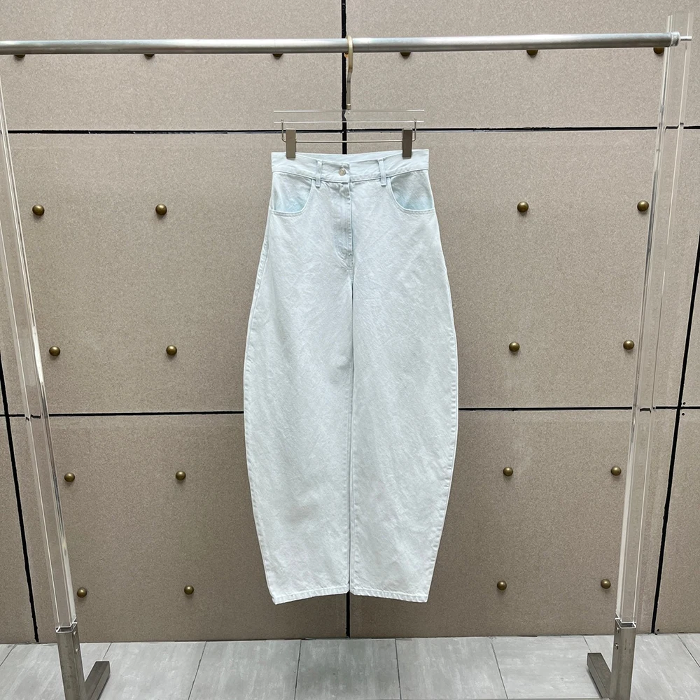Women's Y2K 100% Cotton Vintage Washed Peplum Straight Jeans Elegant Three-Dimensional Cut Early Autumn New Fashion
Women's Y2K 100% Cotton Vintage Washed Peplum Straight Jeans Elegant Three-Dimensional Cut Early Autumn New Fashion