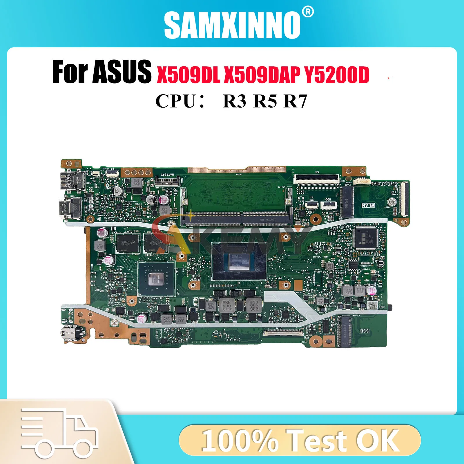 X509DJ Laptop Motherboard For ASUS X509D Y5200D X509DAP D409D M409D FL8700DA M509D X509DL P1510CDA D509D Mainboard R3 R5 R7 CPU
X509DJ Laptop Motherboard For ASUS X509D Y5200D X509DAP D409D M409D FL8700DA M509D X509DL P1510CDA D509D Mainboard R3 R5 R7 CPU