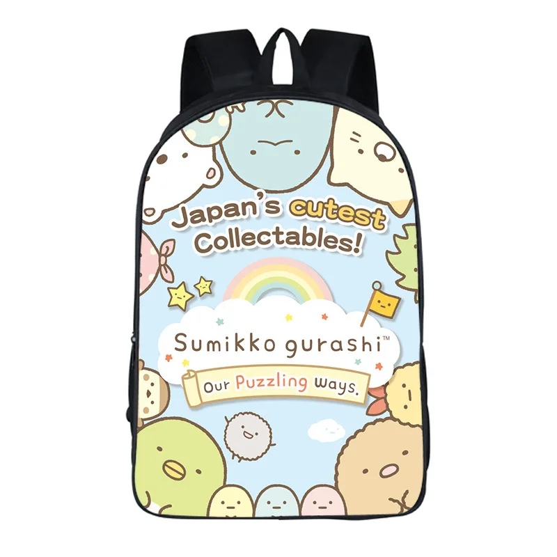 Creative Popular Sumikkogurashi Notebook Backpacks pupil School Bags 3D Print Oxford Waterproof Boys/Girls Laptop Backpacks
Creative Popular Sumikkogurashi Notebook Backpacks pupil School Bags 3D Print Oxford Waterproof Boys/Girls Laptop Backpacks