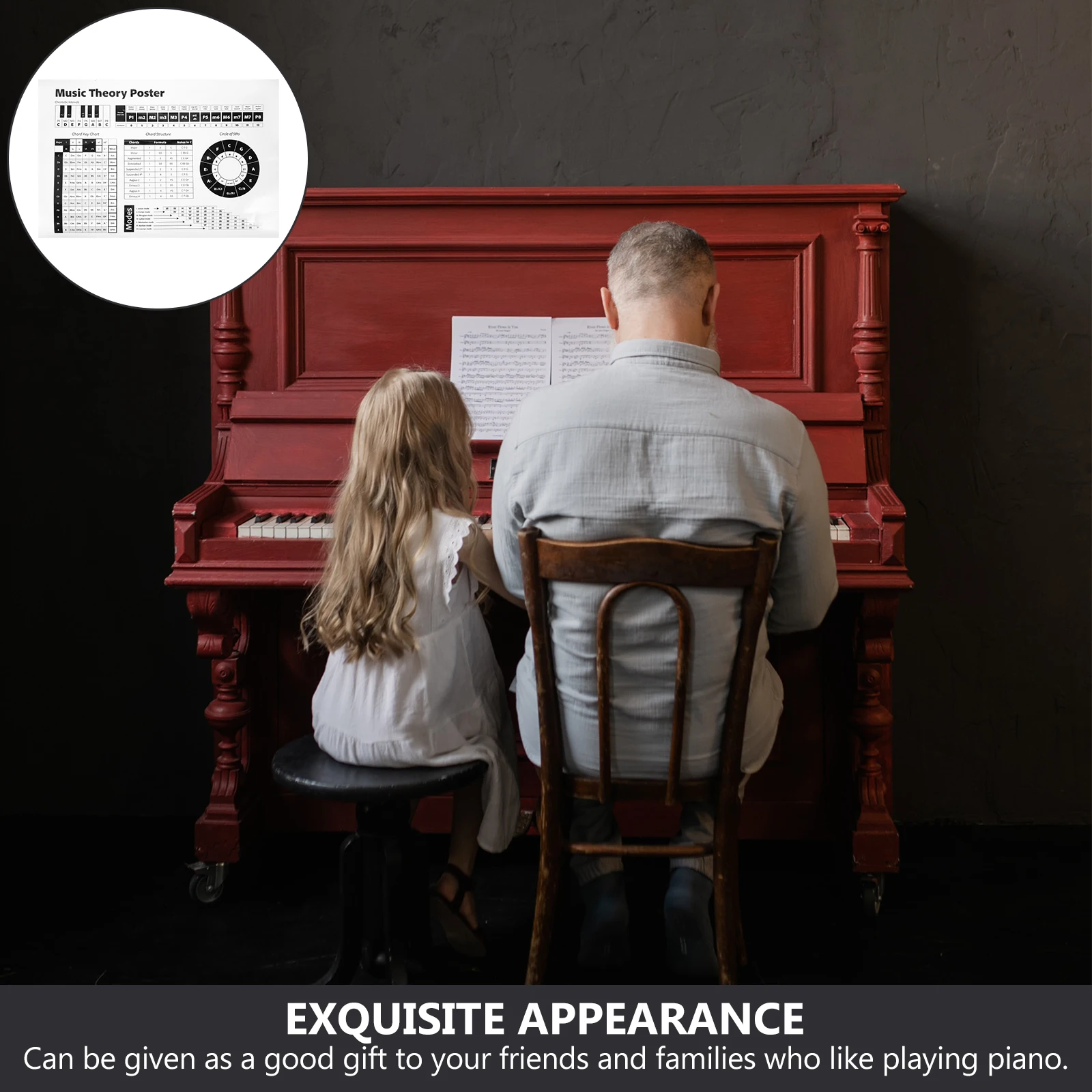 Decorative Painting/hanging Picture Chord Scale Poster Piano Matte Paper Music Learning
Decorative Painting/hanging Picture Chord Scale Poster Piano Matte Paper Music Learning