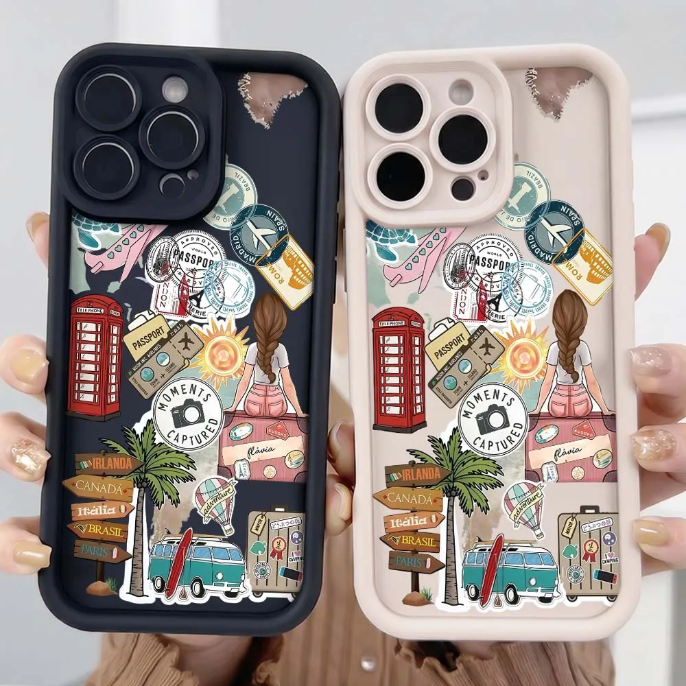 Cute Travel Luggage Stickers For Apple iPhone 17 Air 16e 16 15 14 13 12 11 XS Pro Max Plus Eye Ladder Soft Cover Phone Case
Cute Travel Luggage Stickers For Apple iPhone 17 Air 16e 16 15 14 13 12 11 XS Pro Max Plus Eye Ladder Soft Cover Phone Case