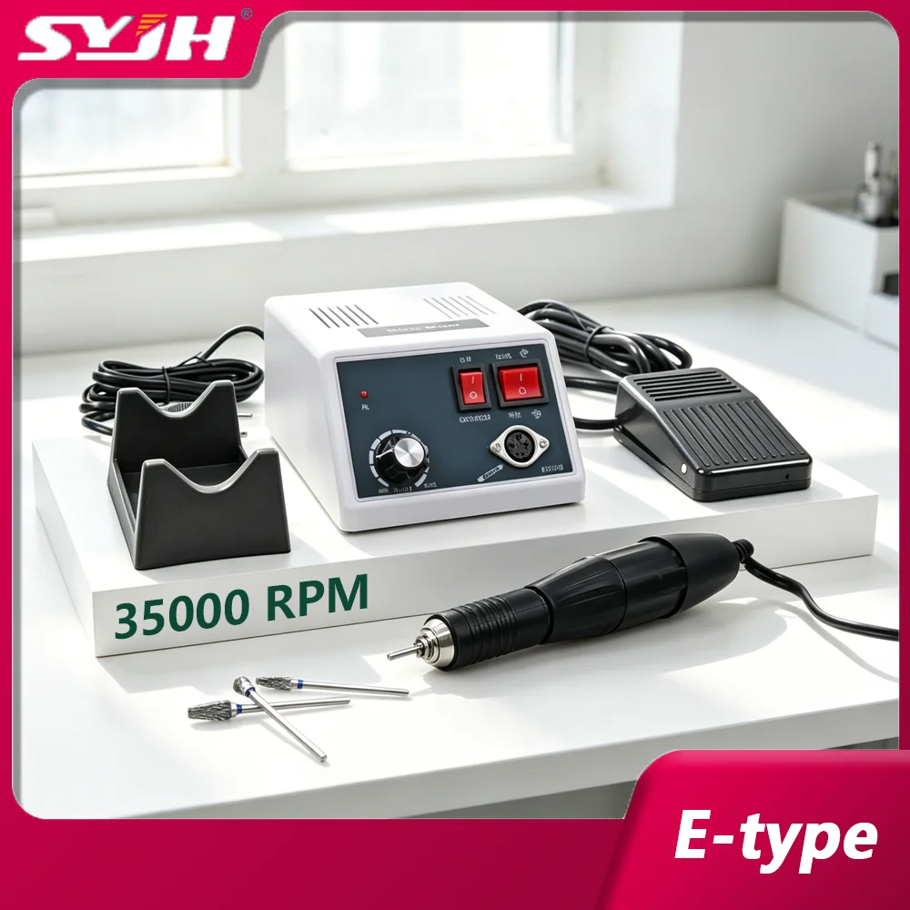 SYJH Dental 35000 RPM E-Type Marathon Micromotor Polishing Machine with Ultra-high Speed Ball Bearings Manicure Grinder Tools
SYJH Dental 35000 RPM E-Type Marathon Micromotor Polishing Machine with Ultra-high Speed Ball Bearings Manicure Grinder Tools
