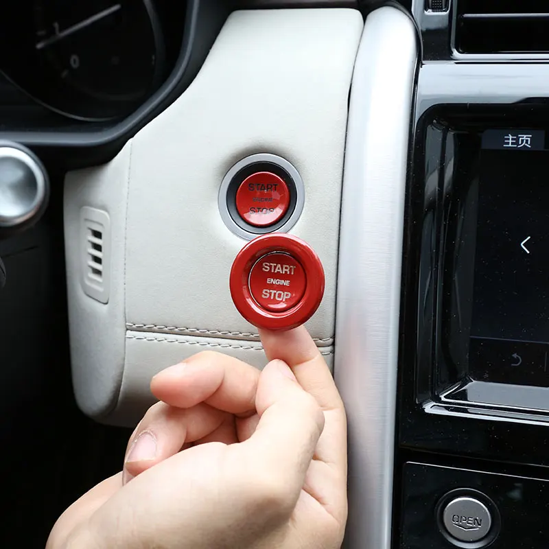 For Land Rover Discovery 5 LR5 17-23 ABS Black/Silver Car Engine Start Stop One Buttons Ring Cover Trim sticker Car Accessories
For Land Rover Discovery 5 LR5 17-23 ABS Black/Silver Car Engine Start Stop One Buttons Ring Cover Trim sticker Car Accessories