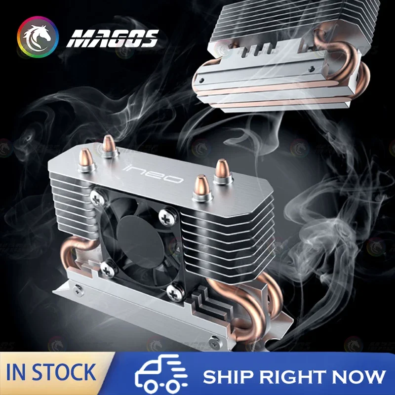 Алюминиевый компьютерный радиатор M.2 SSD, рассеивание тепла M2 2280 nvme, охлаждающий вентилятор с ШИМ, радиатор с двойными медными тепловыми трубками
Алюминиевый компьютерный радиатор M.2 SSD, рассеивание тепла M2 2280 nvme, охлаждающий вентилятор с ШИМ, радиатор с двойными медными тепловыми трубками