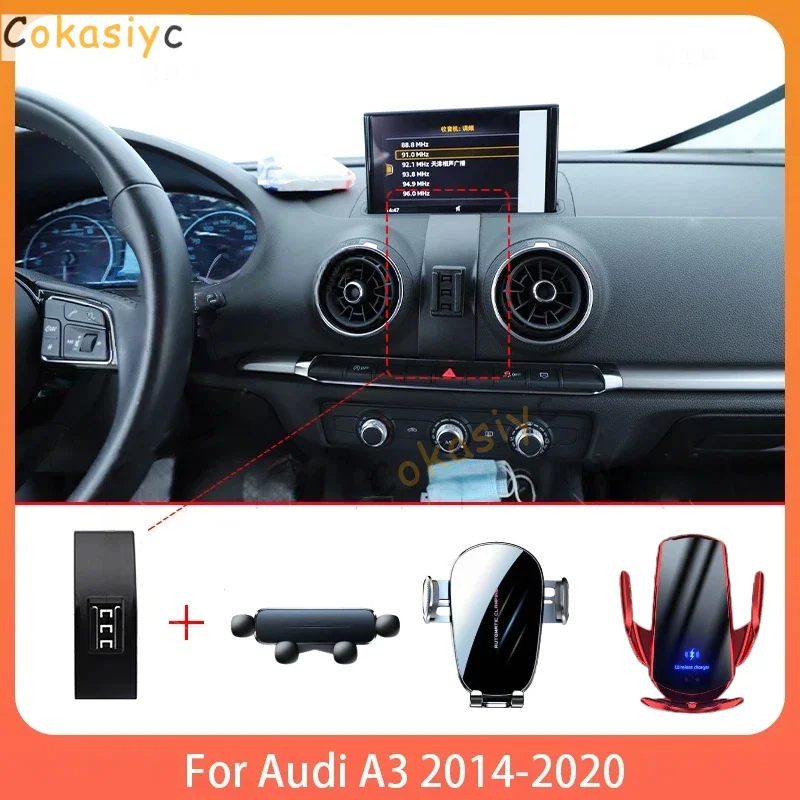 Phone Holde Car For Audi A3 S3 8V 2014-2020 Mobile Support Special Fixed Bracket Base Wireless Charging Stand Interior
Phone Holde Car For Audi A3 S3 8V 2014-2020 Mobile Support Special Fixed Bracket Base Wireless Charging Stand Interior
