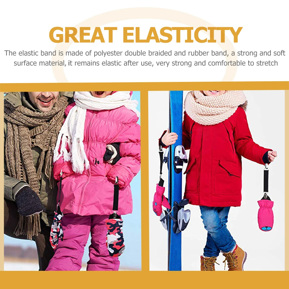 4 Pcs Non-slip Glove Clip Toddler Anti-lost Mittens Clips s Gloves Elastic Band Black Portable Fixing
4 Pcs Non-slip Glove Clip Toddler Anti-lost Mittens Clips s Gloves Elastic Band Black Portable Fixing