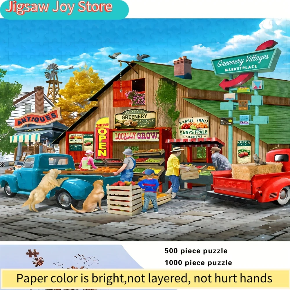 500/A Adult Puzzle - Challenging Large Piece Count, Complex Brain Teaser Suitable for Adults & Families, Portable Box for Trav
500/A Adult Puzzle - Challenging Large Piece Count, Complex Brain Teaser Suitable for Adults & Families, Portable Box for Trav