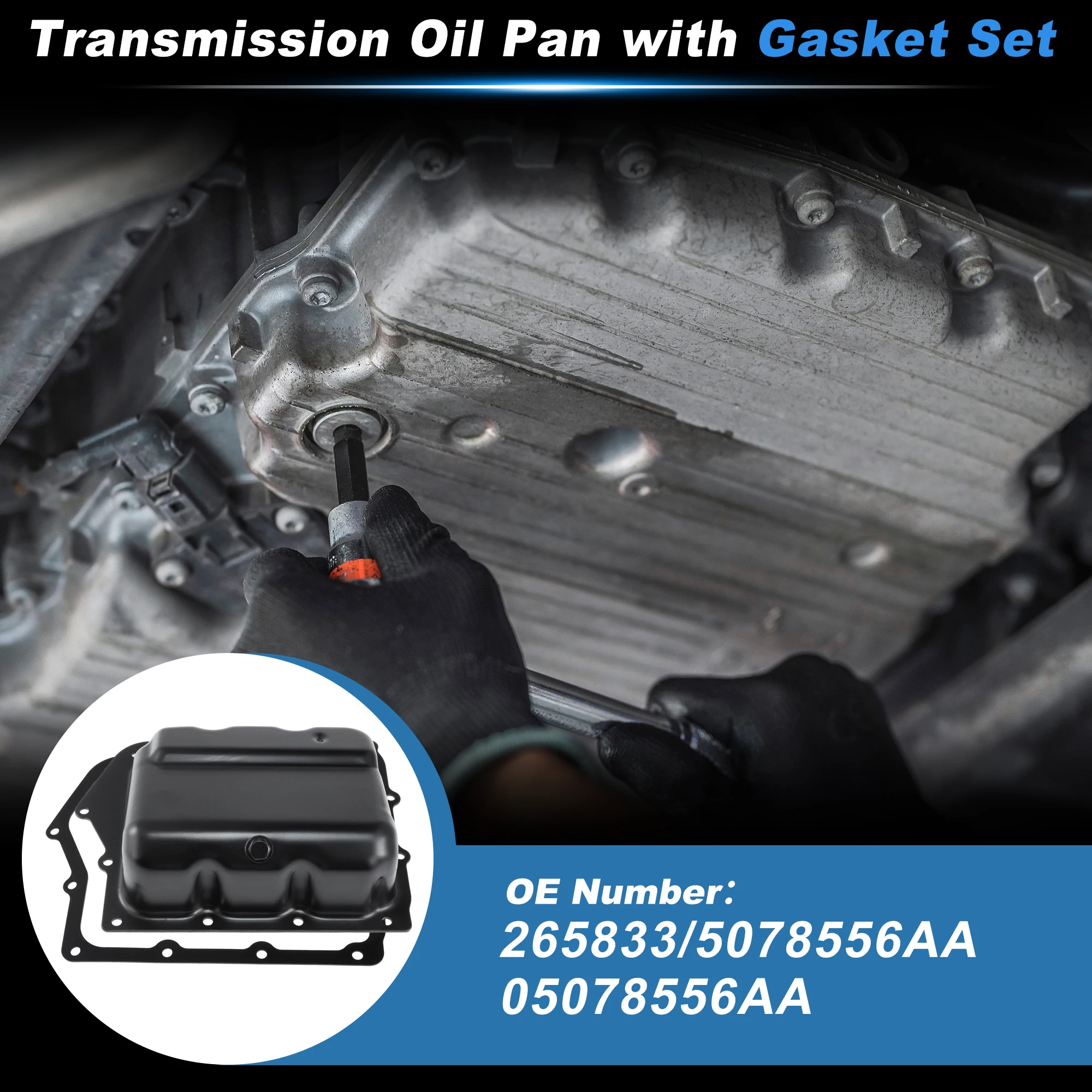 UXCELL No.265-833 Комплект прокладок поддона масла трансмиссии для Dodge Grand Caravan 3.6L 2011-20
UXCELL No.265-833 Комплект прокладок поддона масла трансмиссии для Dodge Grand Caravan 3.6L 2011-20