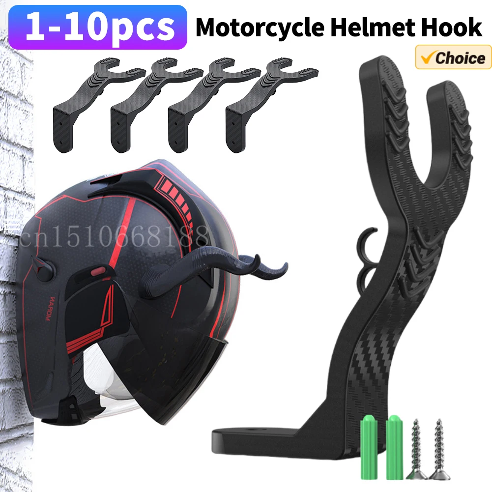 1-10PCS Motorcycle Helmet Hook Racks Home Luggage Jacket Holder Cabinet Shelf Wall Mount Hooks Helmet Display Hanger Stand
1-10PCS Motorcycle Helmet Hook Racks Home Luggage Jacket Holder Cabinet Shelf Wall Mount Hooks Helmet Display Hanger Stand