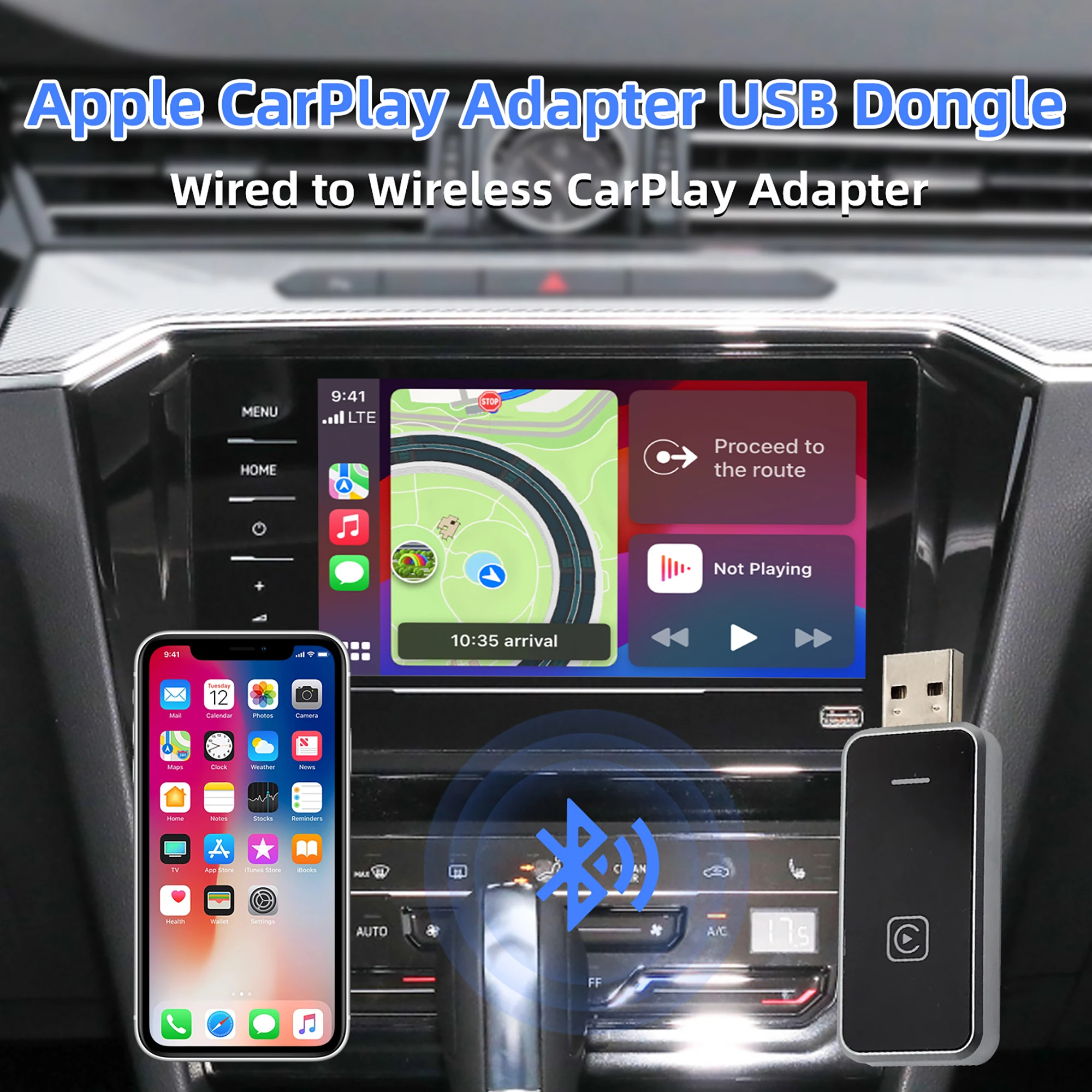 KSmart auto беспроводной адаптер CarPlay Dongle Unplug & Play для автомобилей OEM проводной CarPlay
KSmart auto беспроводной адаптер CarPlay Dongle Unplug & Play для автомобилей OEM проводной CarPlay