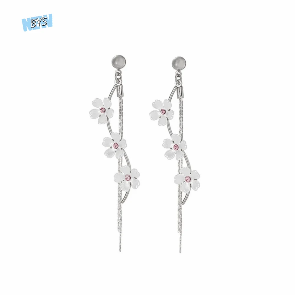 Elegant Versatile Fringe Hoop Earrings Resin Rhinestone Pendant Earrings Long Face Slim Jewelry Flower Earrings Ladies
Elegant Versatile Fringe Hoop Earrings Resin Rhinestone Pendant Earrings Long Face Slim Jewelry Flower Earrings Ladies