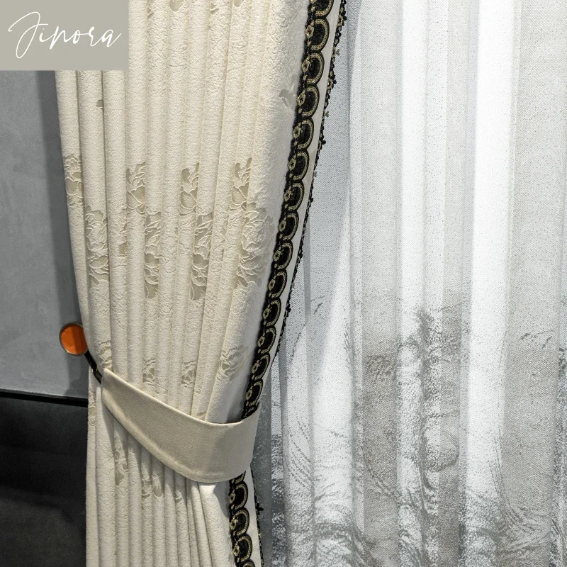 Light Luxury Modern Chinese Style Curtains for Living Room Bedroom High-end Chenille Thickened Blackout Curtain Customized linen
Light Luxury Modern Chinese Style Curtains for Living Room Bedroom High-end Chenille Thickened Blackout Curtain Customized linen