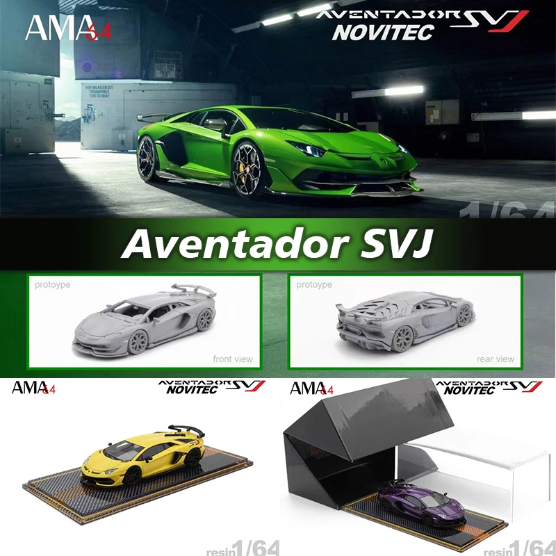 AMA In Stock 1:64 Novitec Aventador SVJ LP770 Resin Diorama Car Model Collection Miniature Carros Toys
AMA In Stock 1:64 Novitec Aventador SVJ LP770 Resin Diorama Car Model Collection Miniature Carros Toys
