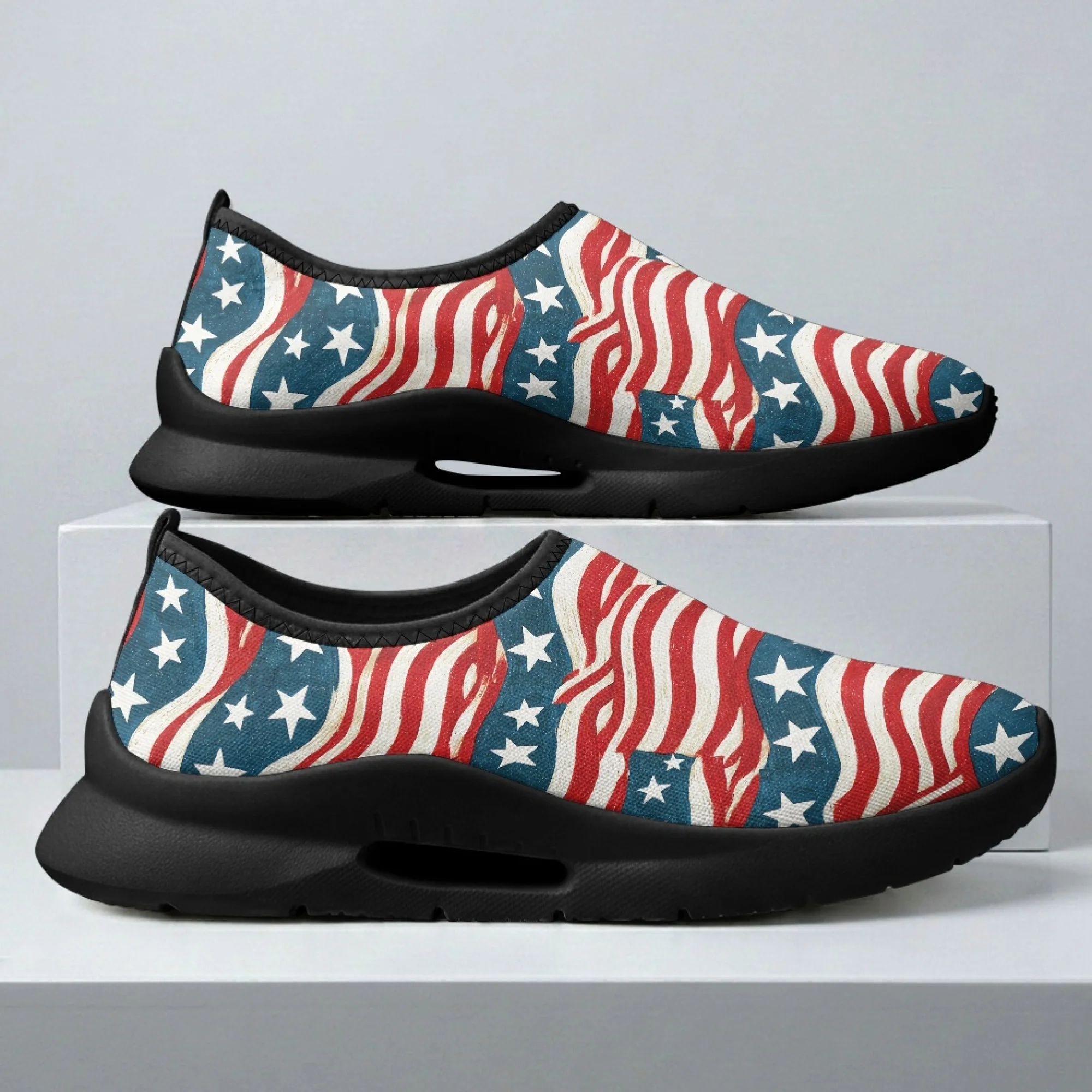 XIXIRIMIDO American Flag Mens Casual Shoes Slip On Walking Sneakers Womens Gym Workout Shoes Breathable Mesh Shoes 35-48
XIXIRIMIDO American Flag Mens Casual Shoes Slip On Walking Sneakers Womens Gym Workout Shoes Breathable Mesh Shoes 35-48