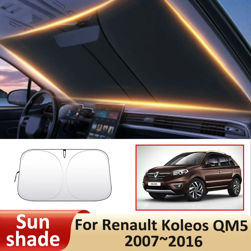 Летний автомобильный солнцезащитный козырек для Renault Koleos QM5 2007 ~ 2016, солнцезащитный козырек на лобовое стекло, защита от солнца, теплоизоляция, автомобильные аксессуары
Летний автомобильный солнцезащитный козырек для Renault Koleos QM5 2007 ~ 2016, солнцезащитный козырек на лобовое стекло, защита от солнца, теплоизоляция, автомобильные аксессуары