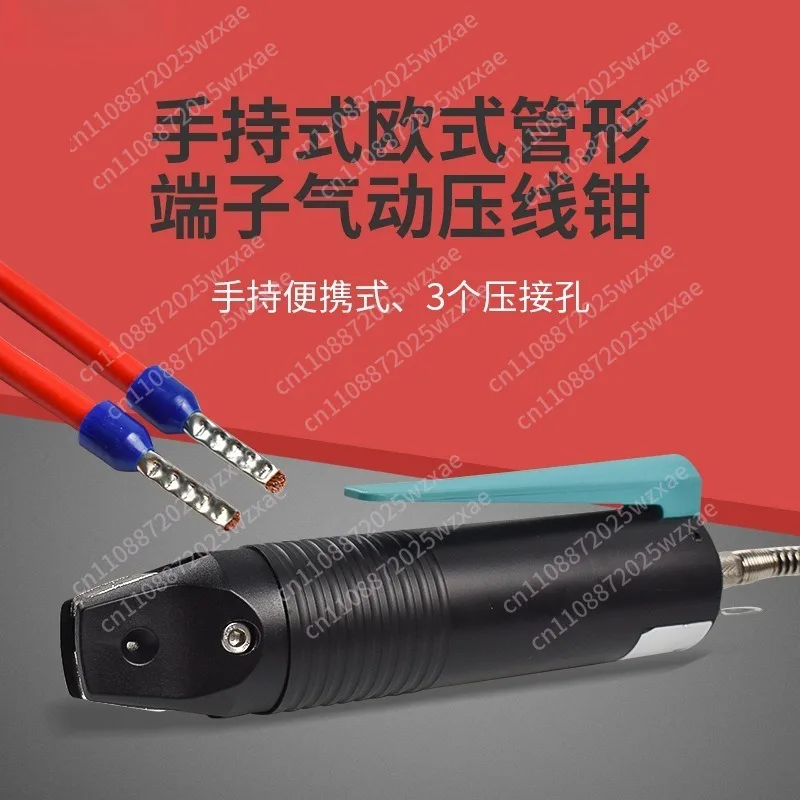 Pneumatic Tubular Terminal Crimping Pliers Terminal Crimping Machine Air Crimper 0.14-2.5mm2 4bar-6bar Y
Pneumatic Tubular Terminal Crimping Pliers Terminal Crimping Machine Air Crimper 0.14-2.5mm2 4bar-6bar Y