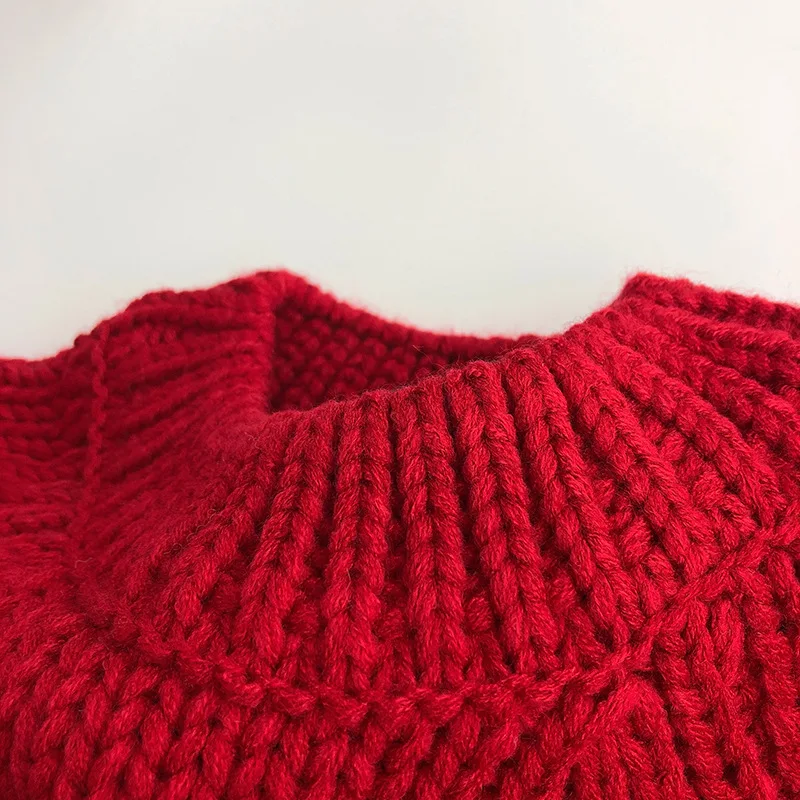 Kids Sweaters 2025 Christmas Kids Clothes Girls Red Sweaters O Neck Girls Knitwear Base Knit Pullover
Kids Sweaters 2025 Christmas Kids Clothes Girls Red Sweaters O Neck Girls Knitwear Base Knit Pullover