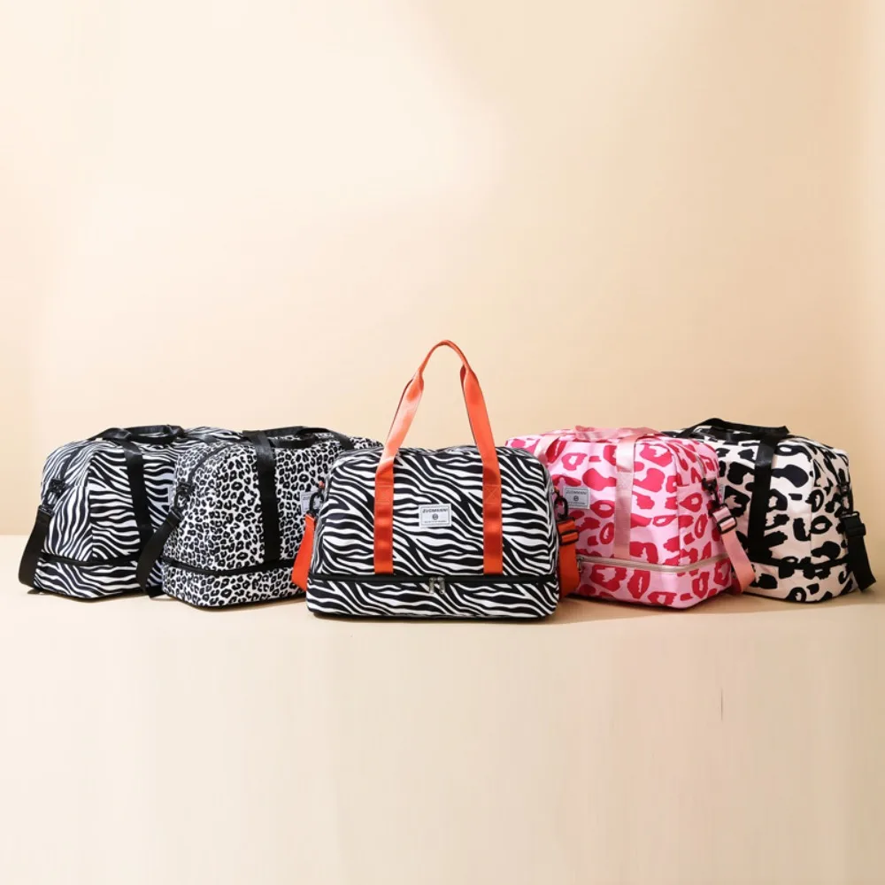 New Large Capacity Travel Duffle Bag with Animal Print Nylon Storage Bag Waterproof Weekender Overnight Bag Women
New Large Capacity Travel Duffle Bag with Animal Print Nylon Storage Bag Waterproof Weekender Overnight Bag Women