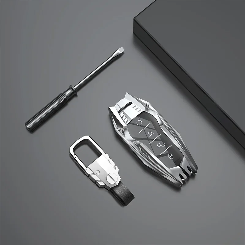 Car Key Case Holder Chain For China BYD Song PRO Han EV Max Tang DM 2018 Qin PLUS 4 Button Keychain Zinc Alloy Shell Accessories
Car Key Case Holder Chain For China BYD Song PRO Han EV Max Tang DM 2018 Qin PLUS 4 Button Keychain Zinc Alloy Shell Accessories