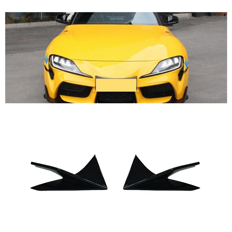 A05U-передний бампер, боковой спойлер, наклейка для Toyota Supra A90 A91 2019-2025, передняя боковая накладка на вентиляционное отверстие, аксессуары
A05U-передний бампер, боковой спойлер, наклейка для Toyota Supra A90 A91 2019-2025, передняя боковая накладка на вентиляционное отверстие, аксессуары