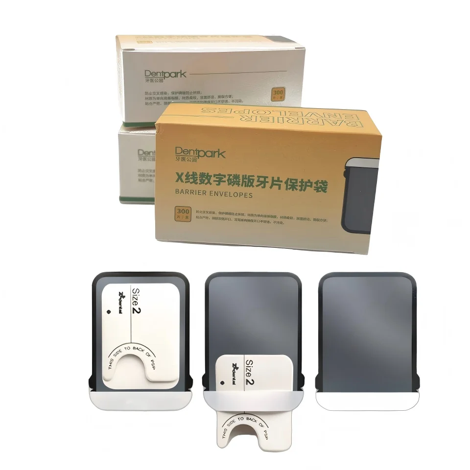 300pcs Phosphor Plate Sleeve Dental Digital X Ray Barrier Envelope Disposable Protective Cover for PSP Imaging Plates Size 0 1 2
300pcs Phosphor Plate Sleeve Dental Digital X Ray Barrier Envelope Disposable Protective Cover for PSP Imaging Plates Size 0 1 2