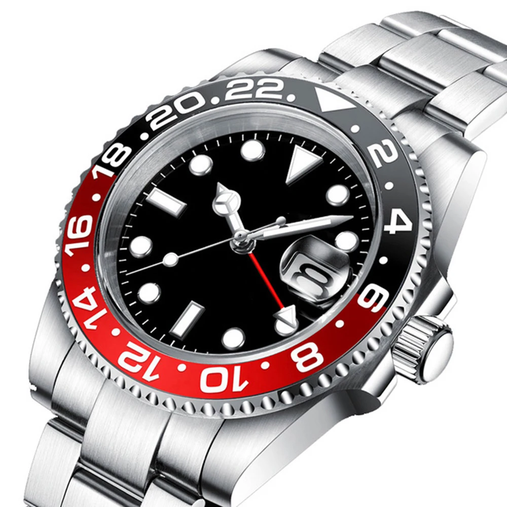 Luxury Corgeut GMT Mens Mechanical Wristwatches 40mm Quartz Sapphire 100M Waterproof Date Dive dress Watch men reloj hombre
Luxury Corgeut GMT Mens Mechanical Wristwatches 40mm Quartz Sapphire 100M Waterproof Date Dive dress Watch men reloj hombre