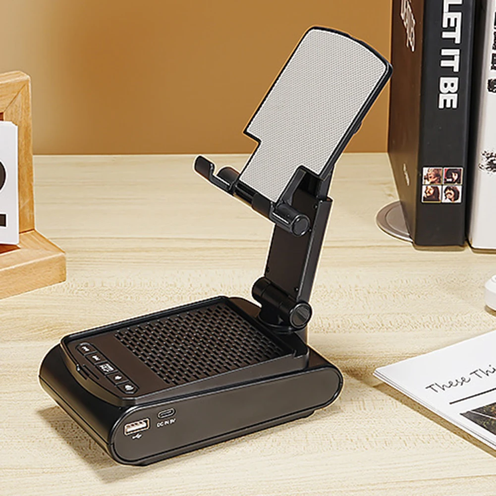 ABS 360° Rotating Phone Stand Wireless Speaker Adjustable Durable Phone Bracket Phone Tablet Accessories
ABS 360° Rotating Phone Stand Wireless Speaker Adjustable Durable Phone Bracket Phone Tablet Accessories