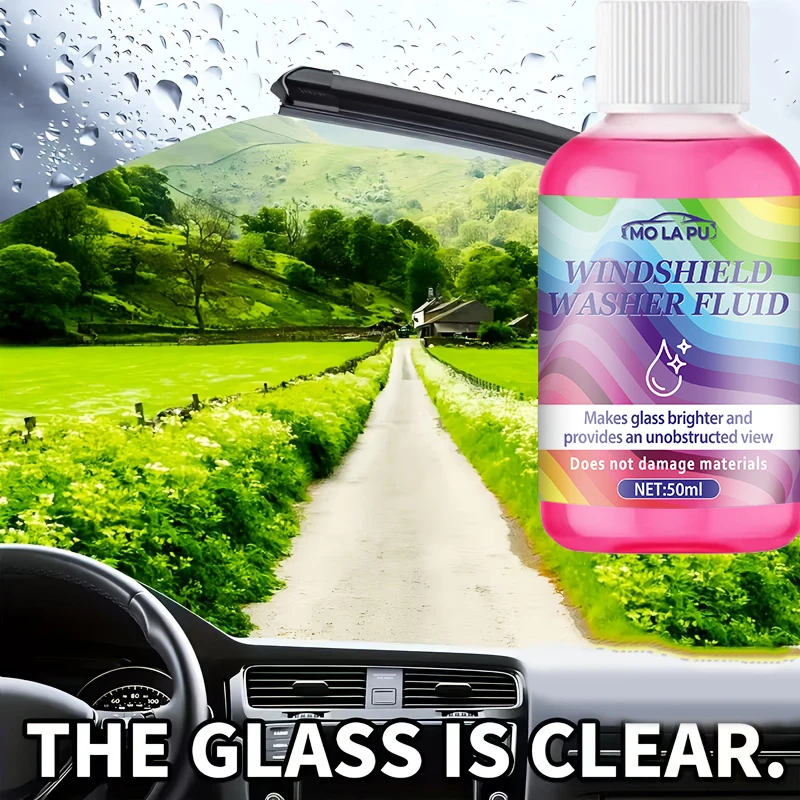 Concentrated Car Glass Coating Waterproof Windshield Wiper Fluid, Keeps Surfaces Smooth, Rainproof, and Anti-Fog Without Streaks, Quickly Restores Glass Clarity
Concentrated Car Glass Coating Waterproof Windshield Wiper Fluid, Keeps Surfaces Smooth, Rainproof, and Anti-Fog Without Streaks, Quickly Restores Glass Clarity