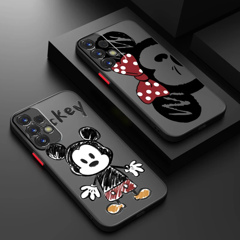 Disney Mickey Mouse Minnie Frosted Translucent For Samsung A53 A52 A33 A32 A51 A71 A21S A13 A73 A50 A22 A12 5G Matte Phone Case
Disney Mickey Mouse Minnie Frosted Translucent For Samsung A53 A52 A33 A32 A51 A71 A21S A13 A73 A50 A22 A12 5G Matte Phone Case