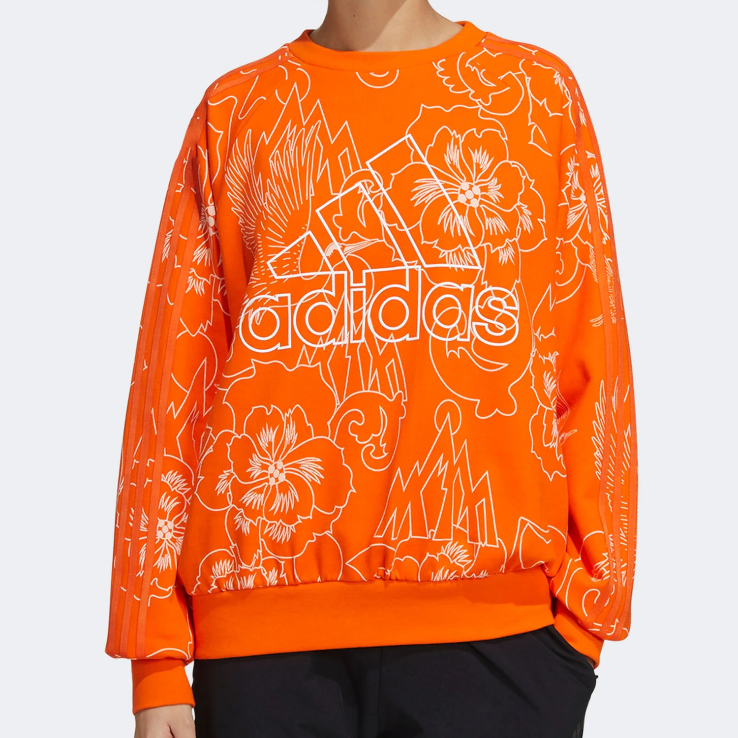 Официальная женская модная толстовка Adidas с круглым вырезом и принтом GT6487
Официальная женская модная толстовка Adidas с круглым вырезом и принтом GT6487