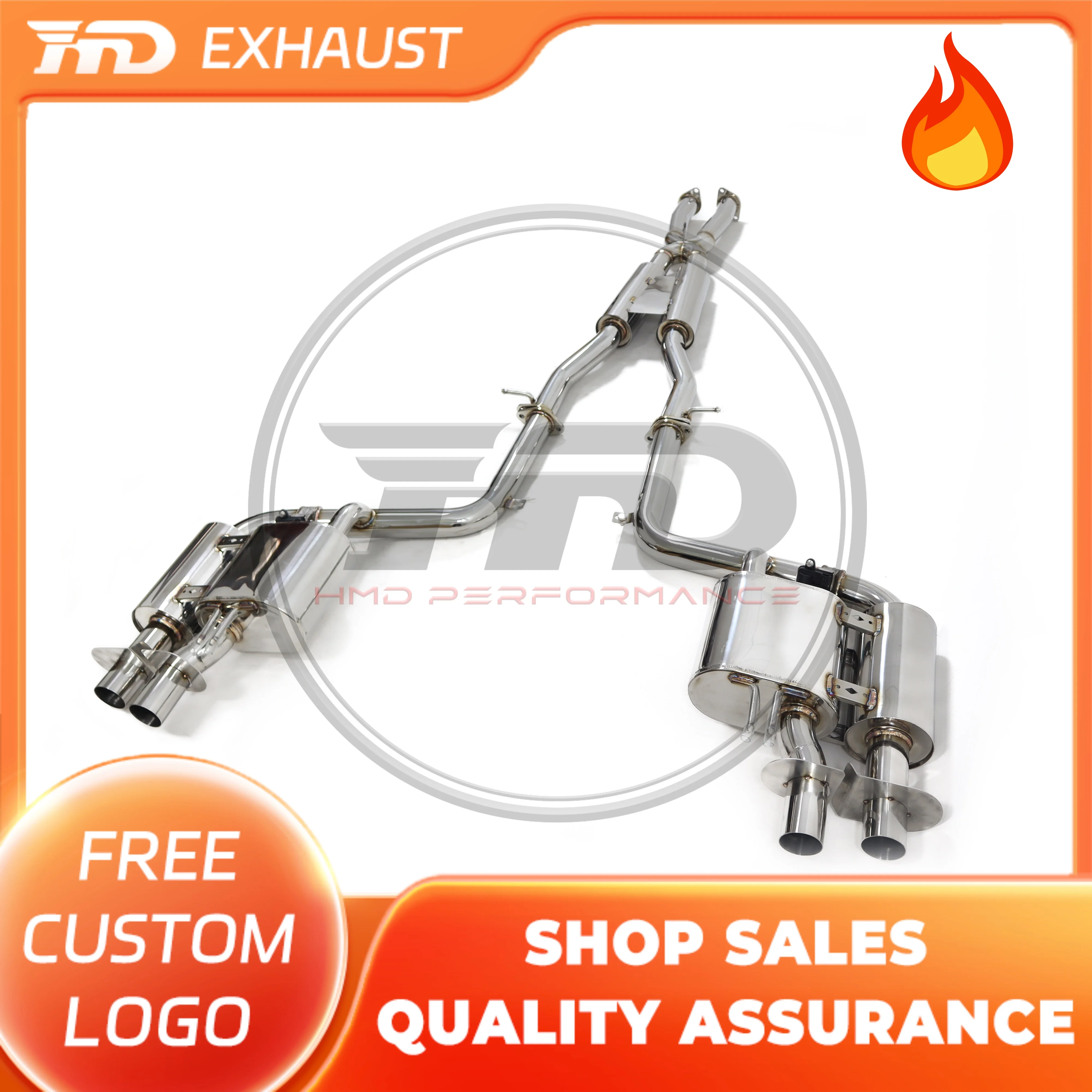 HMD Hot Sale Stainless steels Catback Exhaust for KIA Stinger 3.3T 21+ Performance exhaust pipe Muffler With Valves Car
HMD Hot Sale Stainless steels Catback Exhaust for KIA Stinger 3.3T 21+ Performance exhaust pipe Muffler With Valves Car