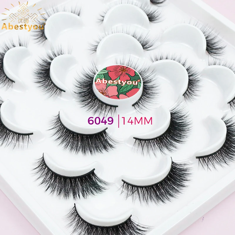 Abestyou 3D Short Cat Eye Lash Set 10 Pair Faux Mink Winged End Eye Elongated Eyelashes Fake Lashes Soft Natural long Full Strip
Abestyou 3D Short Cat Eye Lash Set 10 Pair Faux Mink Winged End Eye Elongated Eyelashes Fake Lashes Soft Natural long Full Strip