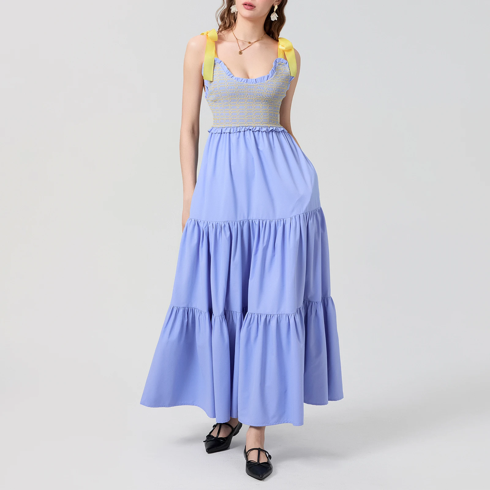Women Sleeveless Boho Beach Vacation Long Swing Midi Dress Summer Spaghetti Strap Maxi DressSundress
Women Sleeveless Boho Beach Vacation Long Swing Midi Dress Summer Spaghetti Strap Maxi DressSundress