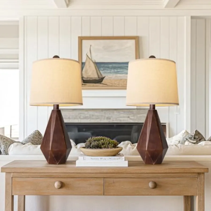 20.25" Farmhouse Table Lamps Set of 2 for Night Stands, Vintage Bedside Lamps for Bedroom Living Room, Modern Bedroom Lamps for
20.25" Farmhouse Table Lamps Set of 2 for Night Stands, Vintage Bedside Lamps for Bedroom Living Room, Modern Bedroom Lamps for