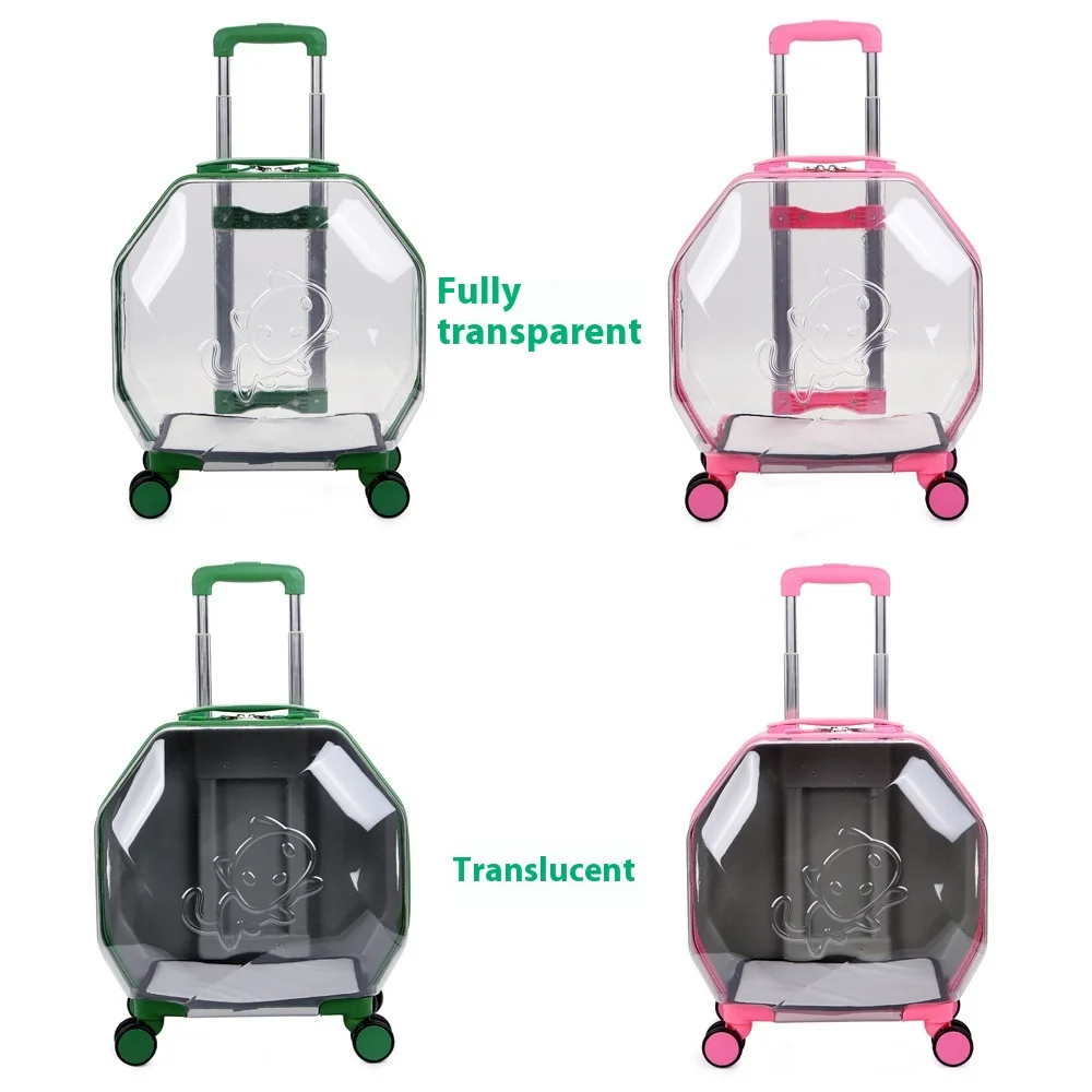 Custom OEM Transparent Pet Trolley Case Plastic Cat/Suitcase For Dogs In-Stock Wholesale Dog Stroller On-Demand
Custom OEM Transparent Pet Trolley Case Plastic Cat/Suitcase For Dogs In-Stock Wholesale Dog Stroller On-Demand