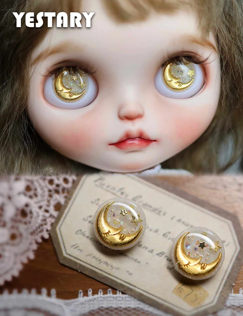 Аксессуары для кукол YESTARY BJD, чипы Blythe Eyes для 1/6 игрушек ручной работы, Луна, звезда, магнитный глаз, предмет для фотографий, подарки для девушек
Аксессуары для кукол YESTARY BJD, чипы Blythe Eyes для 1/6 игрушек ручной работы, Луна, звезда, магнитный глаз, предмет для фотографий, подарки для девушек