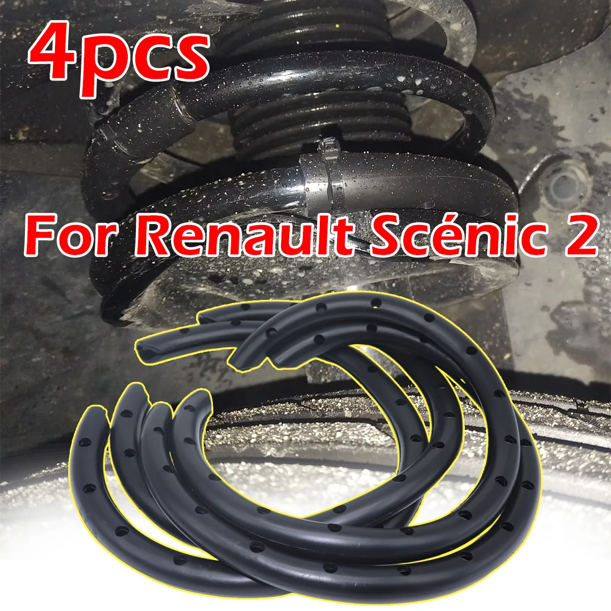 4Pcs For Renault Scénic 2 Coil Spring Insulator Rubber Sleeve Front Rear Lower Suspension Noise Reducer Protector Part 2003-2009
4Pcs For Renault Scénic 2 Coil Spring Insulator Rubber Sleeve Front Rear Lower Suspension Noise Reducer Protector Part 2003-2009