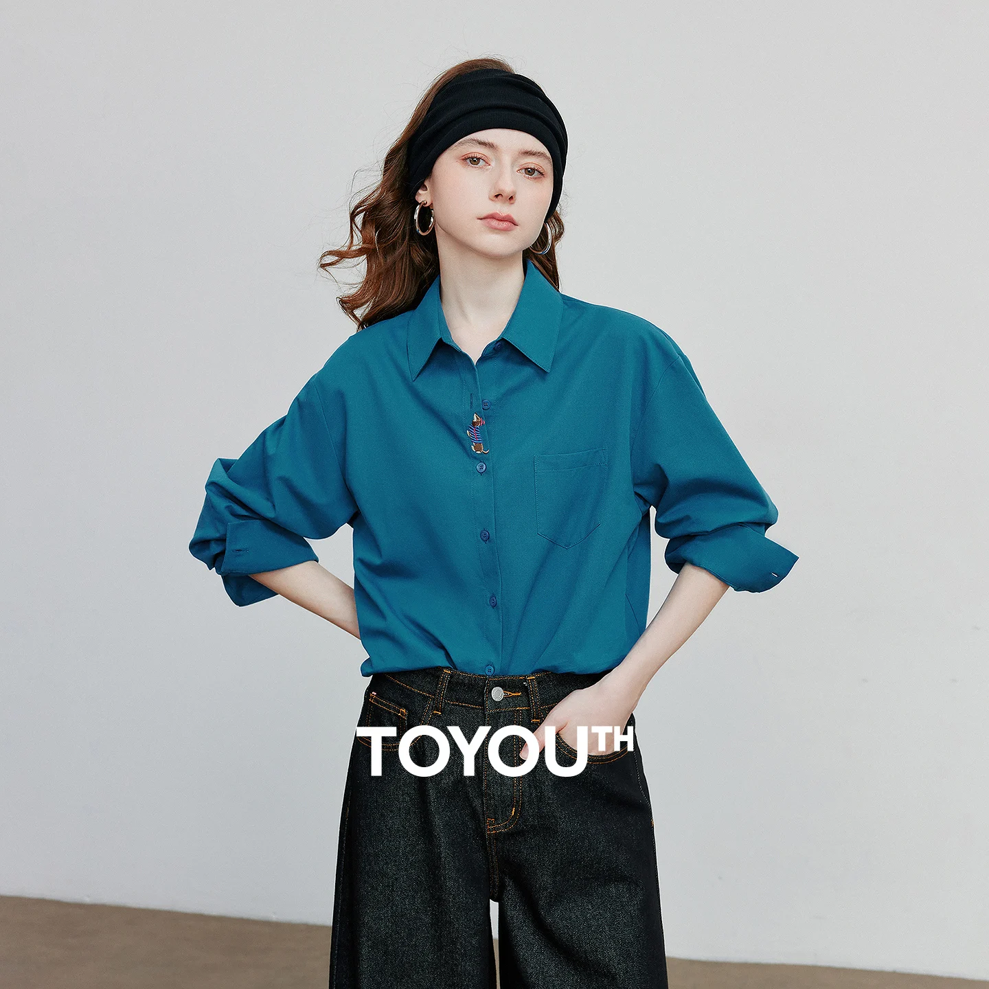 TOYOTUH Women Long Sleeve Blouse Shirt 2025 Autumn New 100% Pure Cotton Dog Embroidery Versatile Shirt Tops
TOYOTUH Women Long Sleeve Blouse Shirt 2025 Autumn New 100% Pure Cotton Dog Embroidery Versatile Shirt Tops