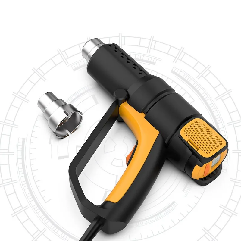 Digital temperature control hot air gun high power small hair dryer, film baking gun plastic welding gun
Digital temperature control hot air gun high power small hair dryer, film baking gun plastic welding gun