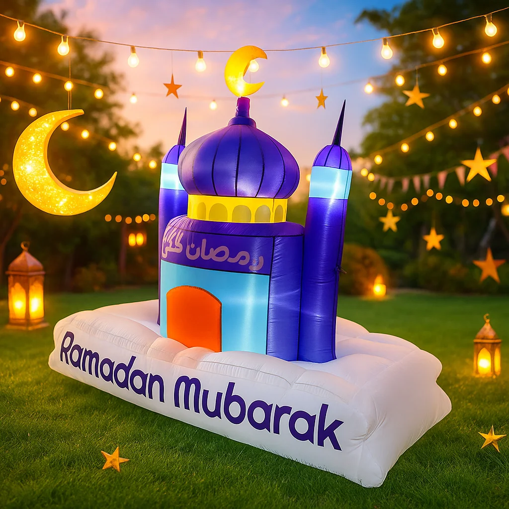 2.1 Meters 6.8 Feet DIY Inflatable Church Decor Muslim Ramadan Eid Holiday Ornament with LED Light Yard Gift Decoration
2.1 Meters 6.8 Feet DIY Inflatable Church Decor Muslim Ramadan Eid Holiday Ornament with LED Light Yard Gift Decoration