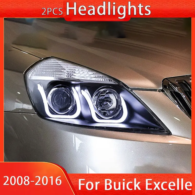 Cars Head Lamp for Buick Excelle LED Headlights 2008-2016 Head Lamp Car Styling DRL Signal Projector Lens Automotive Accessories
Cars Head Lamp for Buick Excelle LED Headlights 2008-2016 Head Lamp Car Styling DRL Signal Projector Lens Automotive Accessories