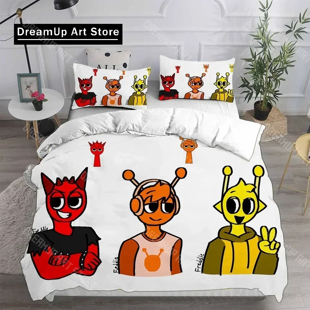 New 3d Print Game Sprunki Bedding Sets Bed Cover Comforter Duvet Cover Pillow Case 2-3 Pieces Sets Kids Adult Bedroom Decoration
New 3d Print Game Sprunki Bedding Sets Bed Cover Comforter Duvet Cover Pillow Case 2-3 Pieces Sets Kids Adult Bedroom Decoration