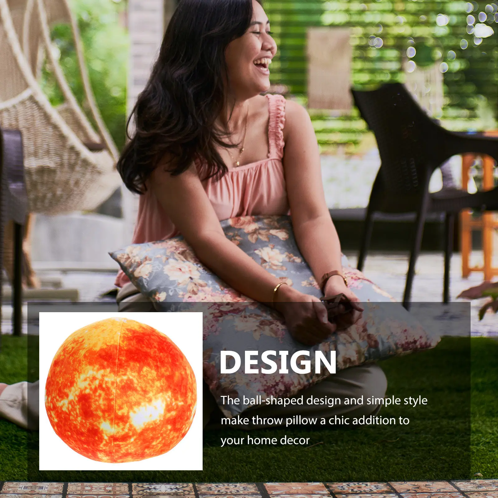 Globe Ball Shaped Throw Pillow Cute Pillows Decorative Sphere Cushion for Bed
Globe Ball Shaped Throw Pillow Cute Pillows Decorative Sphere Cushion for Bed
