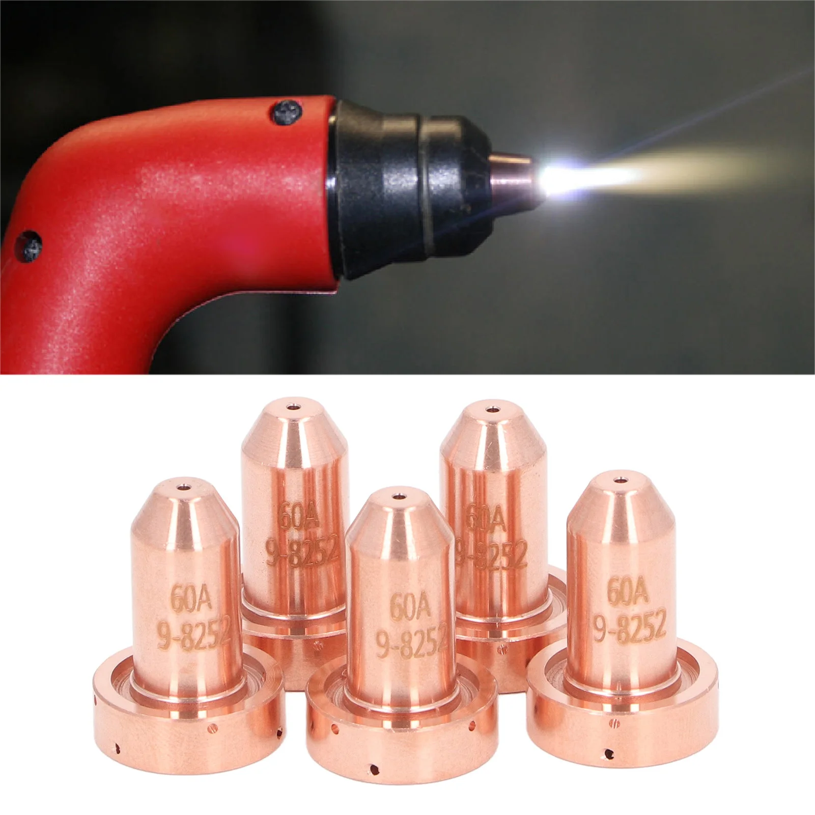 Plasma Cutter Nozzle 9‑8252 Brass Nozzle Tips Replacement for SL60 SL100 Plasma Cutting Torch Plasma Cutter Nozzle SL60 Nozzle
Plasma Cutter Nozzle 9‑8252 Brass Nozzle Tips Replacement for SL60 SL100 Plasma Cutting Torch Plasma Cutter Nozzle SL60 Nozzle