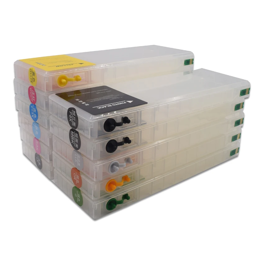 Refillable Ink Cartridge With Permanent ARC Chip for Epson Stylus Pro 4910 4910xl Plotter
Refillable Ink Cartridge With Permanent ARC Chip for Epson Stylus Pro 4910 4910xl Plotter