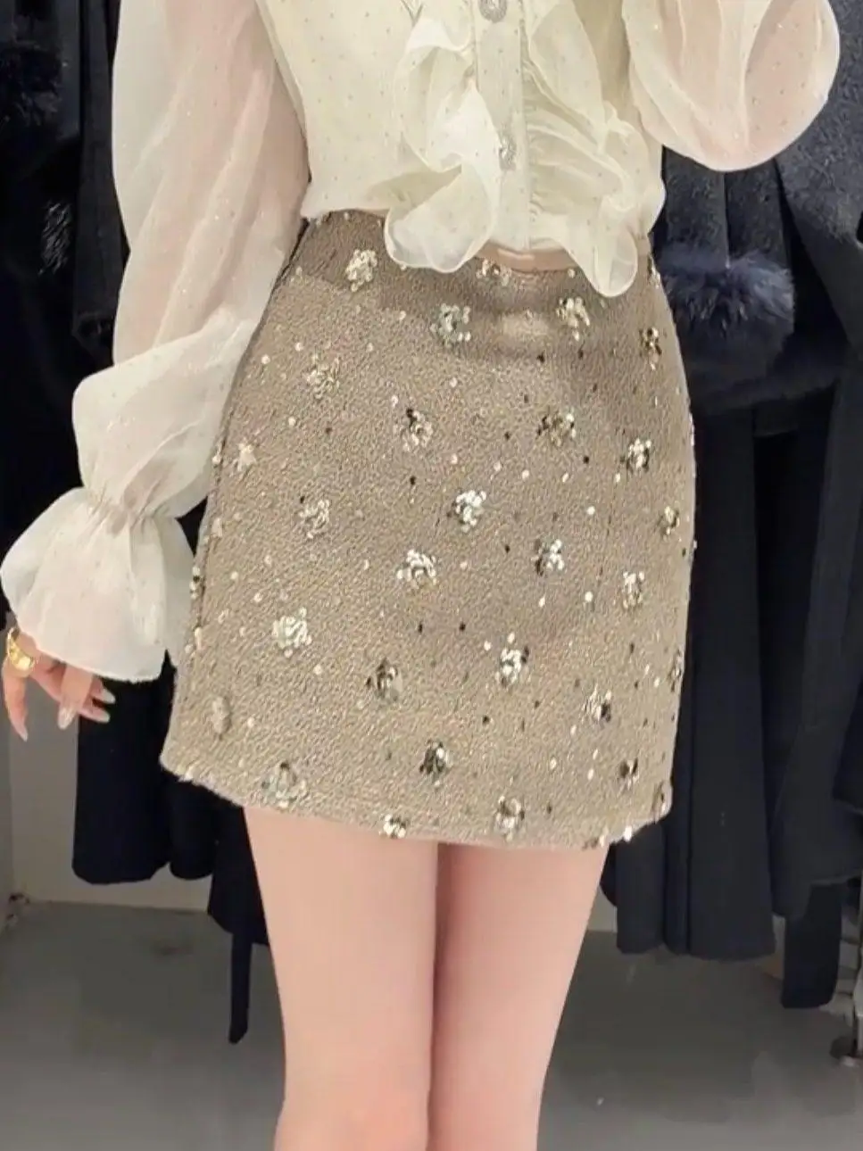 Плотная шерстяная юбка А-силуэта Ele для женщин, осенне-зимняя модная юбка для офиса, со средней талией, из полиэфирного волокна
Плотная шерстяная юбка А-силуэта Ele для женщин, осенне-зимняя модная юбка для офиса, со средней талией, из полиэфирного волокна