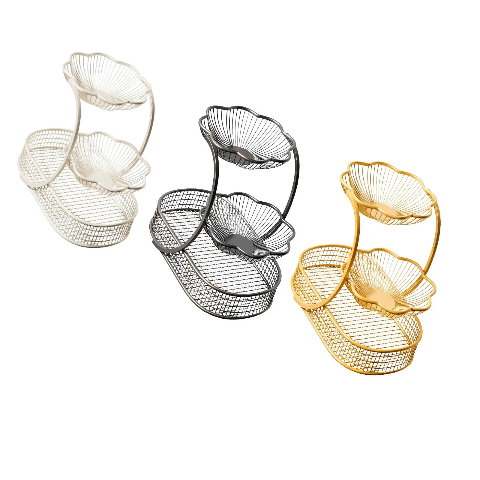 Металлическая многоярусная корзина для фруктов, подставка для овощей, большая фруктовница-органайзер для столешницы и обеденного стола
Металлическая многоярусная корзина для фруктов, подставка для овощей, большая фруктовница-органайзер для столешницы и обеденного стола