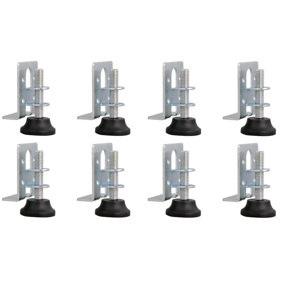 8 Pcs Adjustable Furniture Leg Levelers Carbon Steel Galvanized Screw Mats for Wardrobe Cabinet Lasting Anti Rust
8 Pcs Adjustable Furniture Leg Levelers Carbon Steel Galvanized Screw Mats for Wardrobe Cabinet Lasting Anti Rust