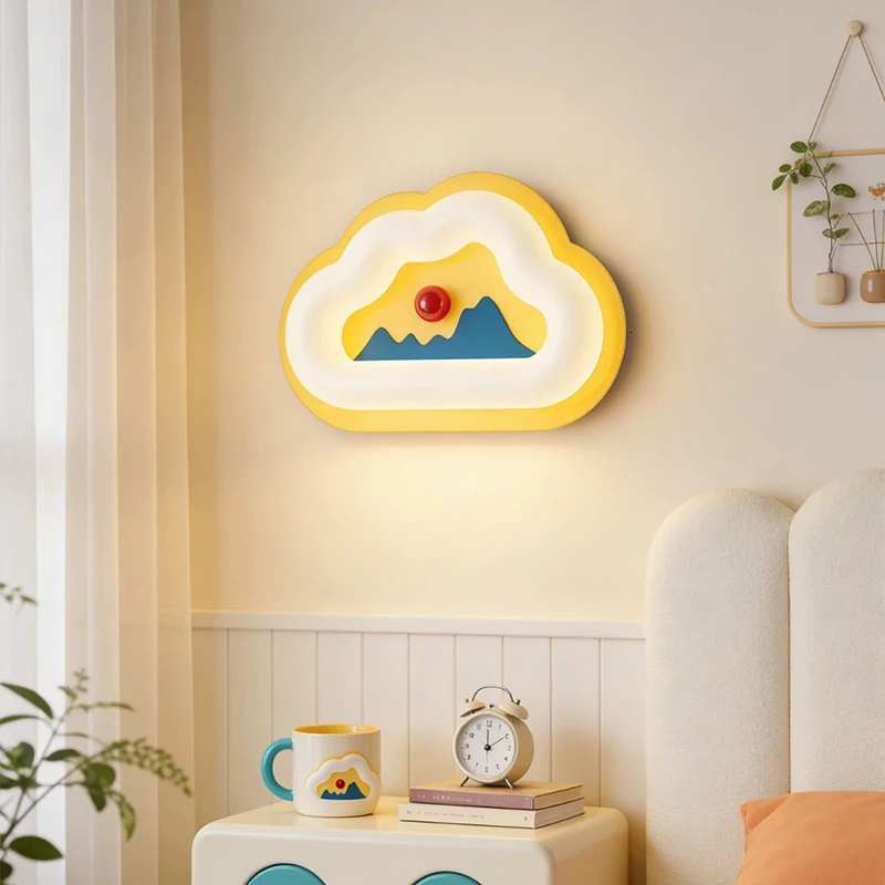 Memphis Children's Room Wall Lamps LED Color Cloud Light Modern Romantic Warm Baby Room Boy Girl Bedroom Bedside Wall Lights
Memphis Children's Room Wall Lamps LED Color Cloud Light Modern Romantic Warm Baby Room Boy Girl Bedroom Bedside Wall Lights